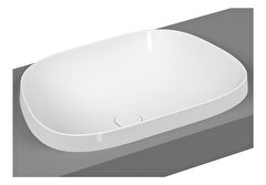Frame Oval Countertop 55cm-White VC
