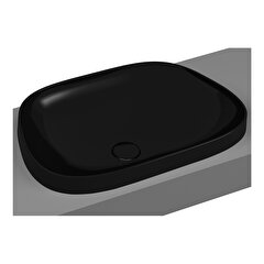 Frame Oval Countertop 55cm-Black VC