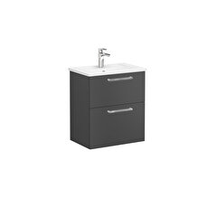 Root, Vanity unit, 60 cm, compact,two drawers