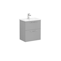 Root, Vanity unit, 60 cmcompact,two drawers
