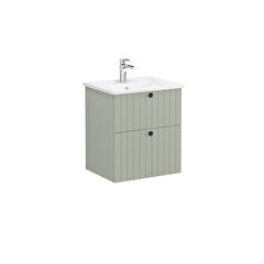 Root Groove, Vanity unit, 60 cm,two drawers