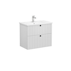 Root Groove, Vanity unit, 80 cm,two drawers