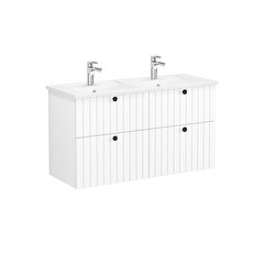 Root Groove, Vanity unit, 120 cm,four drawers