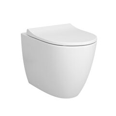 Pack WC au sol de marque VITRA modèle NORMUS S20 avec cuvette carré, double  abattant - ATD Home