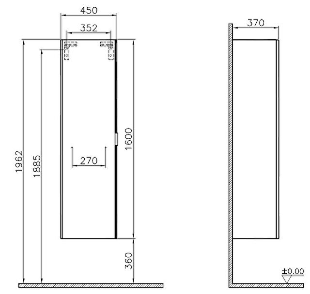 Vitra Tapis insonorisant fin G004000001 90 x 90 cm