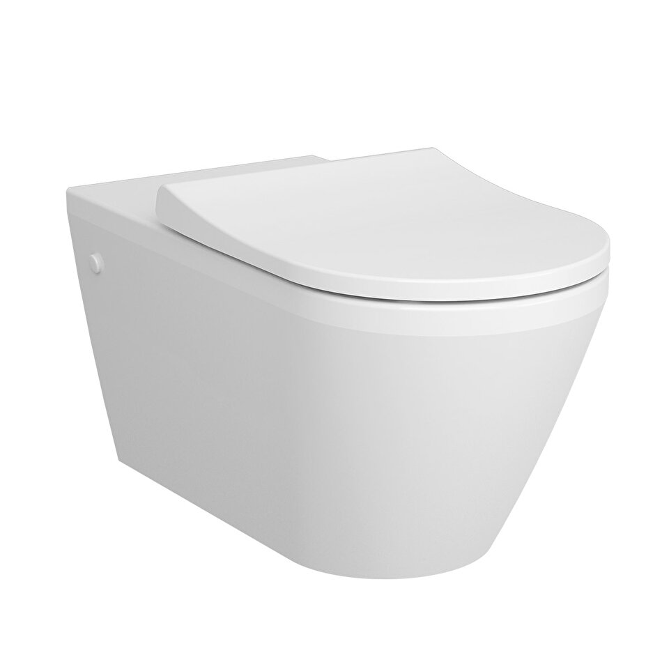Valet WC design Rivalta - H. 70 cm - Noir